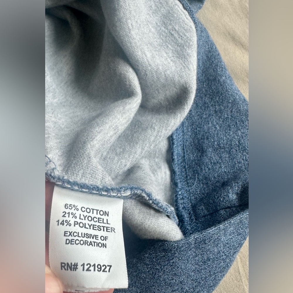 johnnie-O Blue Zip Up Pullover - Picture 4 of 4